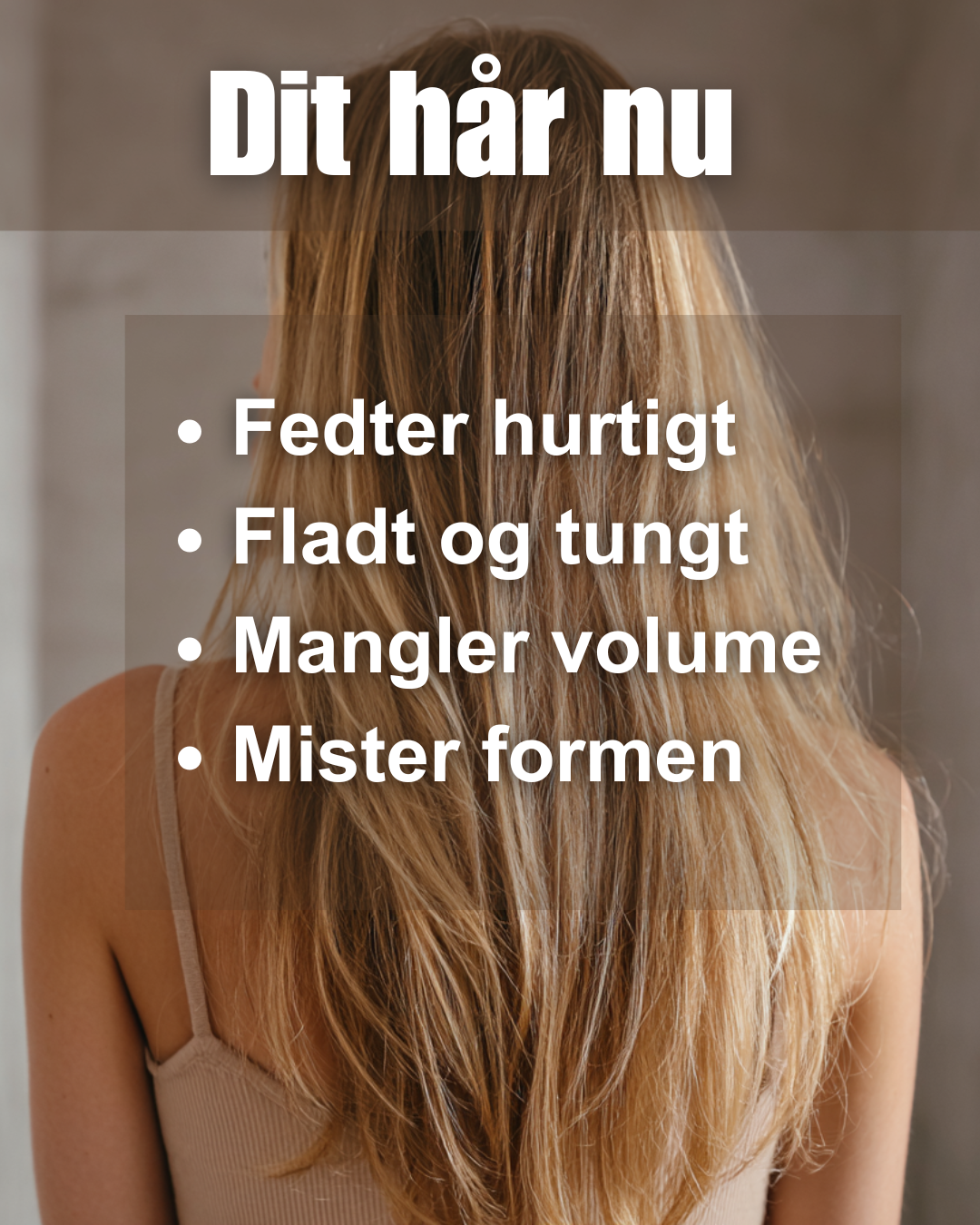 5-step rutine - fedtet & fladt hår - MIKASU