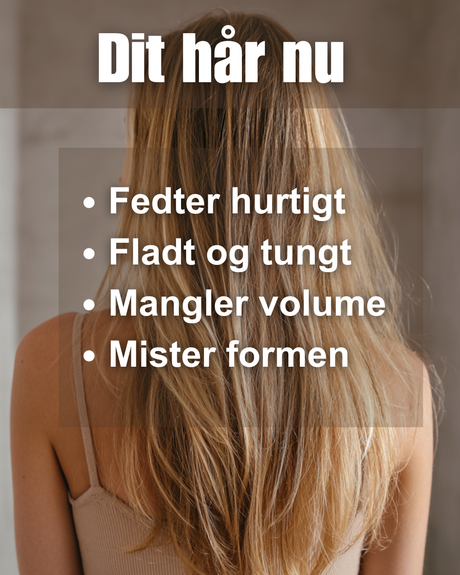 5-step rutine - fedtet & fladt hår - MIKASU