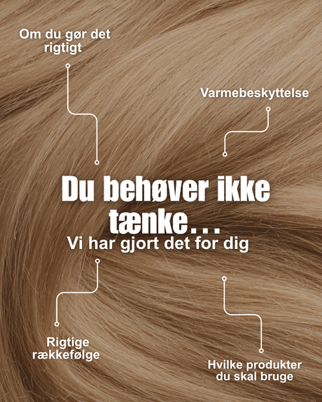 5-step rutine - fedtet & fladt hår - MIKASU