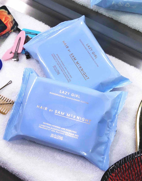 Lazy Girl Biodegradable Hair Cleanse Cloths